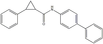 N-[1,1'-biphenyl]-4-yl-2-phenylcyclopropanecarboxamide Struktur