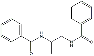 N-[2-(benzoylamino)-1-methylethyl]benzamide Struktur