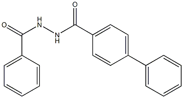 N'-benzoyl[1,1'-biphenyl]-4-carbohydrazide Struktur