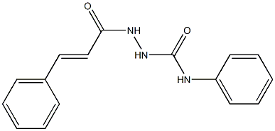 N-phenyl-2-[(E)-3-phenyl-2-propenoyl]-1-hydrazinecarboxamide Struktur