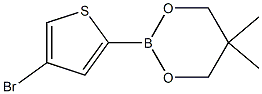 2-(4-Bromo-2-thienyl)-5,5-dimethyl-1,3,2-dioxaborinane Struktur