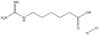 Guanidinocaproic acid hydrochloride Struktur