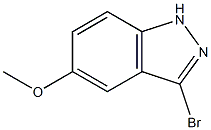 3-Bromo-5-methoxy-1H-indazole ,97% Struktur