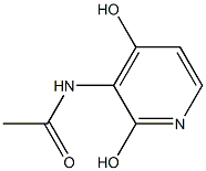 N-(2,4-Dihydroxypyridin-3-yl)acetamide ,97% Struktur