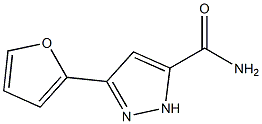 3-(Furan-2-yl)-1H-pyrazole-5-carboxamide ,97% Struktur