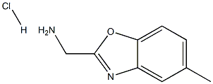 (5-methyl-1,3-benzoxazol-2-yl)methylamine hydrochloride Struktur