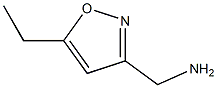 [(5-ethylisoxazol-3-yl)methyl]amine Struktur