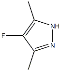 4-fluoro-3,5-dimethyl-1H-pyrazole Struktur