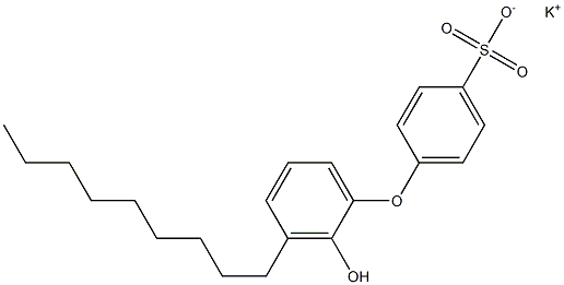 2'-Hydroxy-3'-nonyl[oxybisbenzene]-4-sulfonic acid potassium salt Struktur