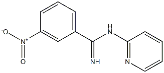 3-Nitro-N-(2-pyridyl)benzamidine Struktur