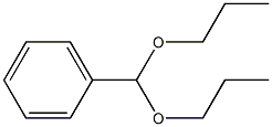 Benzaldehyde dipropyl acetal Struktur