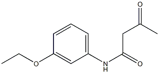 3'-Ethoxyacetoacetanilide Struktur