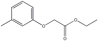 m-Tolyloxyacetic acid ethyl ester Struktur