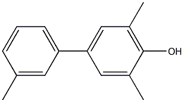 2,6-Dimethyl-4-(3-methylphenyl)phenol Struktur