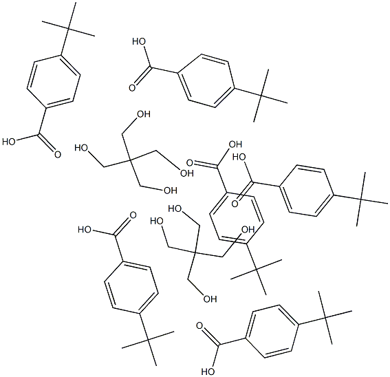 Dipentaerythritol hexa(4-tert-butylbenzoate) Struktur