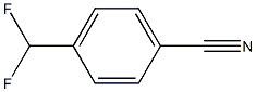 4-(Difluoromethyl)benzenecarbonitrile Struktur