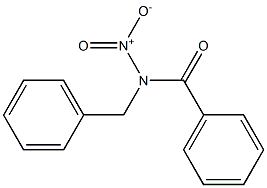 N-Nitro-N-benzylbenzamide Struktur