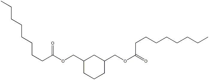 1,3-Cyclohexanedimethanol dinonanoate Struktur