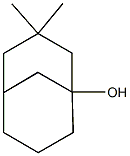 3,3-Dimethylbicyclo[3.3.1]nonan-1-ol Struktur