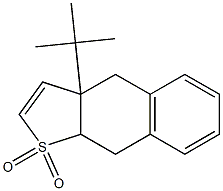 3a,4,9,9a-Tetrahydro-3a-tert-butylnaphtho[2,3-b]thiophene 1,1-dioxide Struktur