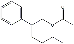 Acetic acid 2-phenylhexyl ester Struktur