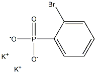 2-Bromophenylphosphonic acid dipotassium salt Struktur