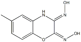 6-Methyl-3,4-dihydro-2,3-bis(hydroxyimino)-2H-1,4-benzoxazine Struktur