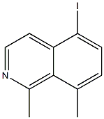 1,8-Dimethyl-5-iodoisoquinoline Struktur