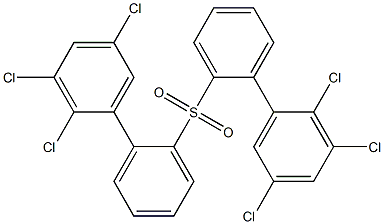 2,3,5-Trichlorophenylphenyl sulfone Struktur