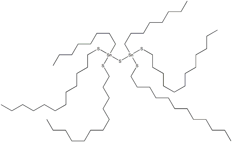 Bis[di(dodecylthio)octylstannyl] sulfide Struktur