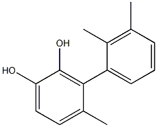 3-(2,3-Dimethylphenyl)-4-methylbenzene-1,2-diol Struktur