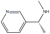 (+)-3-[(R)-1-(Methylamino)ethyl]pyridine Struktur