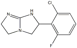 2-(2-Chloro-6-fluorophenyl)-2,3,5,6-tetrahydro-1H-imidazo[1,2-a]imidazole Struktur