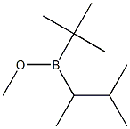 (1,2-Dimethylpropyl)tert-butyl(methoxy)borane Struktur