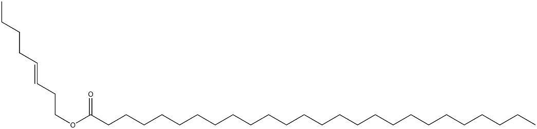 Hexacosanoic acid 3-octenyl ester Struktur