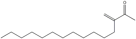 3-Methylenepentadecan-2-one Struktur