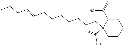 Cyclohexane-1,2-dicarboxylic acid hydrogen 1-(8-dodecenyl) ester Struktur