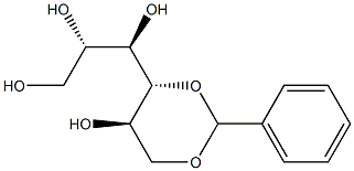 4-O,6-O-Benzylidene-D-glucitol Struktur