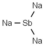 Stibinetriyltrisodium Struktur