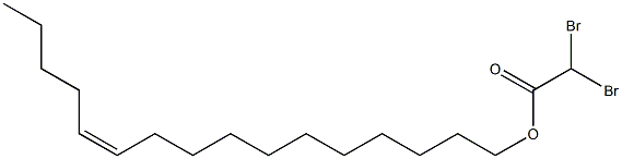 Dibromoacetic acid (Z)-11-hexadecenyl ester Struktur