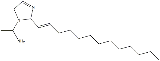 1-(1-Aminoethyl)-2-(1-tridecenyl)-3-imidazoline Struktur