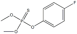 Thiophosphoric acid O,O-dimethyl O-[p-fluorophenyl] ester Struktur