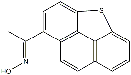 3-[1-(Hydroxyimino)ethyl]phenanthro[4,5-bcd]thiophene Struktur