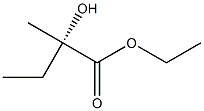 (S)-2-Hydroxy-2-methylbutanoic acid ethyl ester Struktur