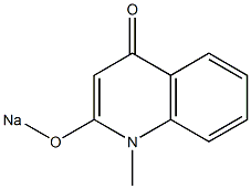 1-Methyl-2-sodiooxy-4(1H)-quinolinone Struktur