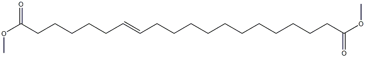 7-Icosenedioic acid dimethyl ester Struktur