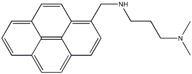 1-(3-Dimethylaminopropylaminomethyl)pyrene Struktur