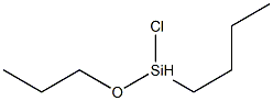 Chloro(propoxy)butylsilane Struktur