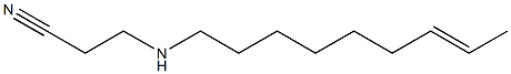 N-(2-Cyanoethyl)-7-nonenylamine Struktur