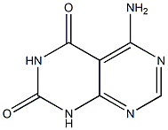 5-Aminopyrimido[4,5-d]pyrimidine-2,4(1H,3H)-dione Struktur